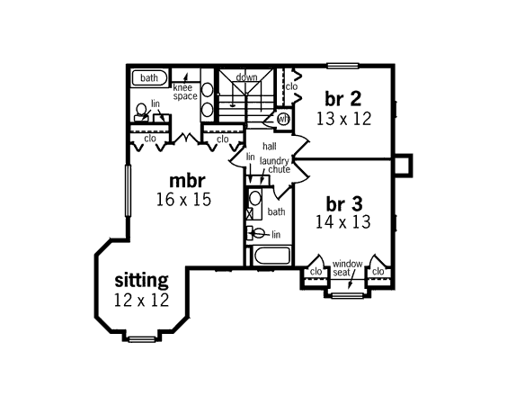 upper floor house blueprint