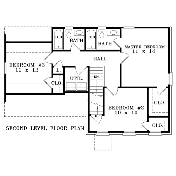 upper floor house blueprint