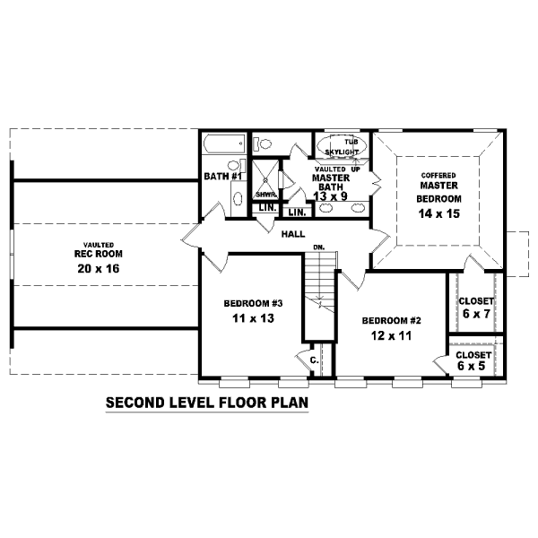 upper floor house blueprint