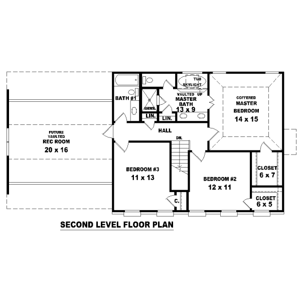 upper floor house blueprint