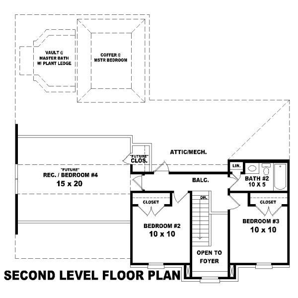 upper floor house blueprint