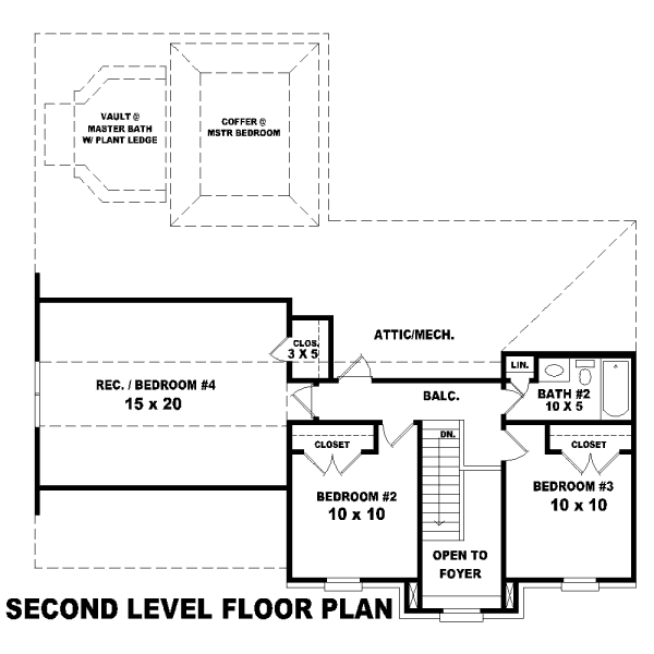 upper floor house blueprint