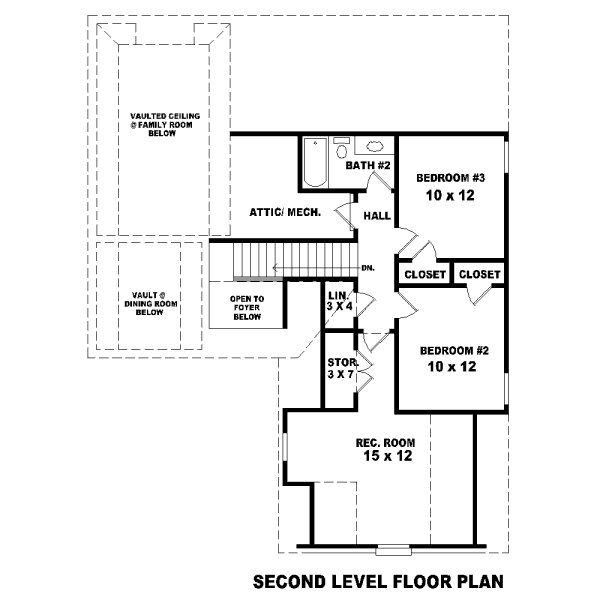 upper floor house blueprint