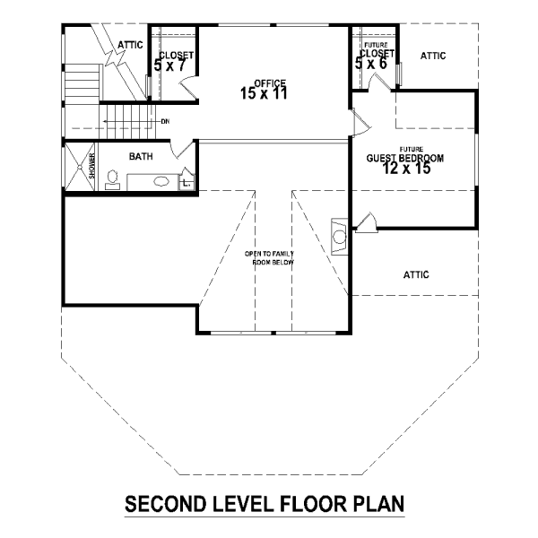 upper floor house blueprint