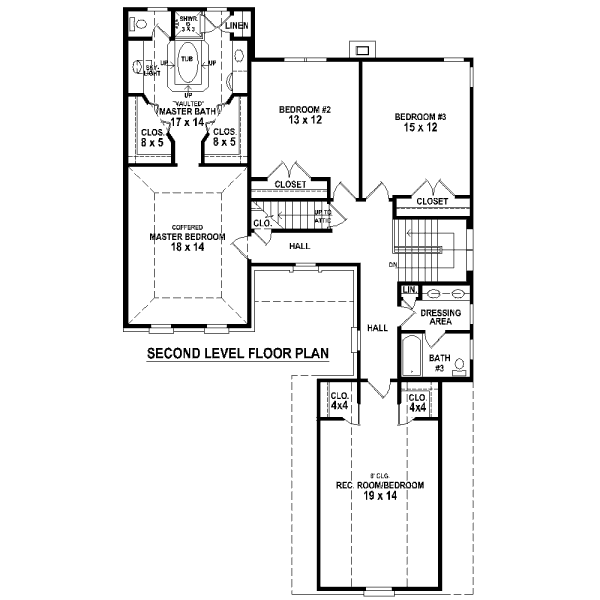 upper floor house blueprint