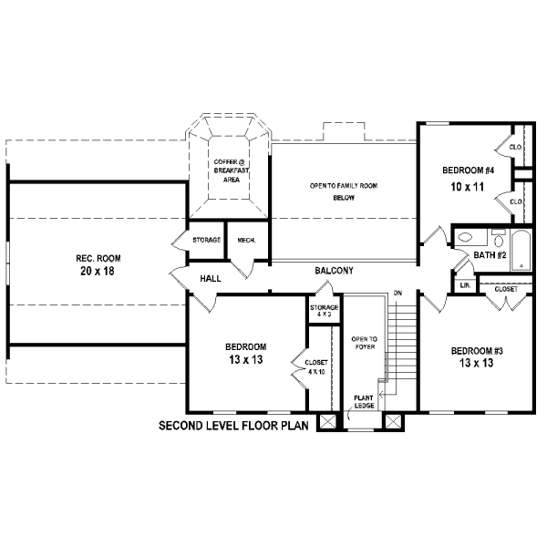 upper floor house blueprint