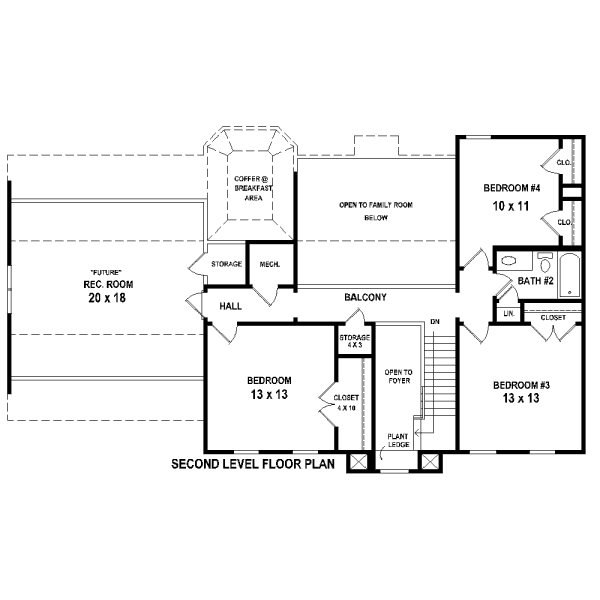 upper floor house blueprint