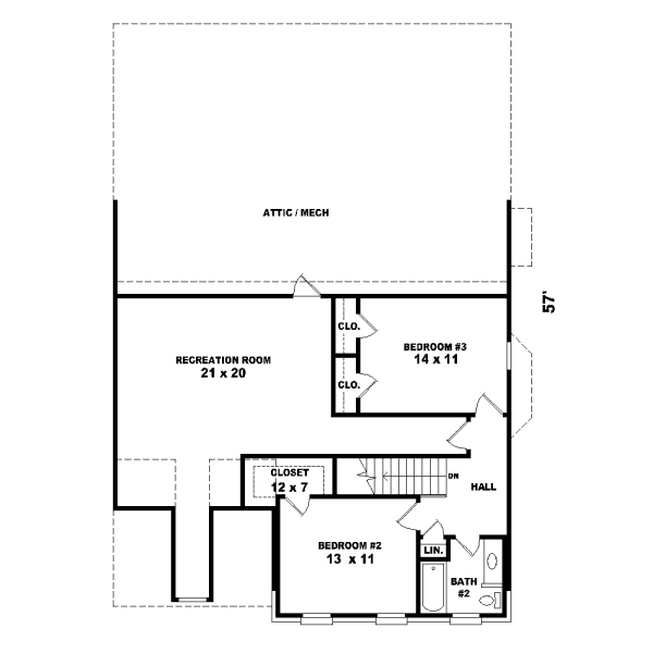 upper floor house blueprint