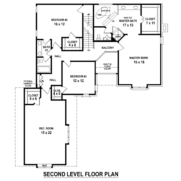 upper floor house blueprint