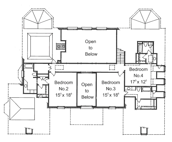 upper floor house blueprint