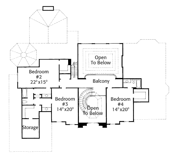 upper floor house blueprint