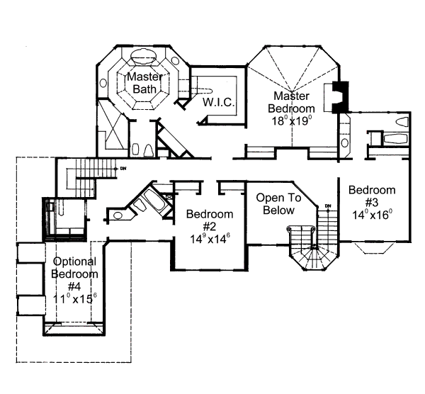 upper floor house blueprint