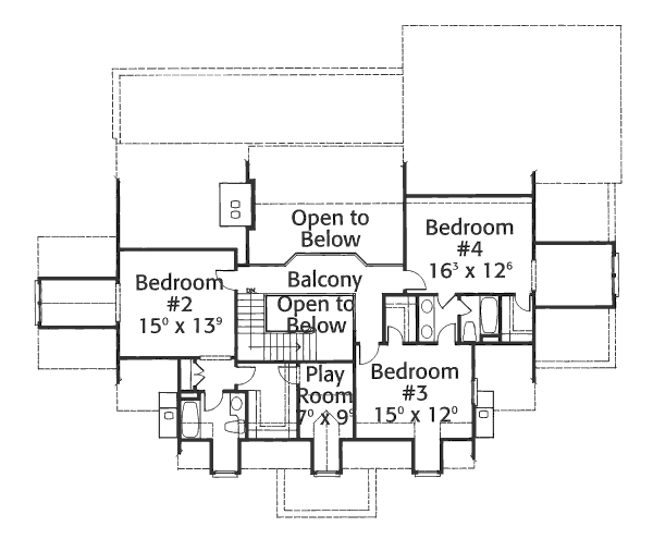 upper floor house blueprint