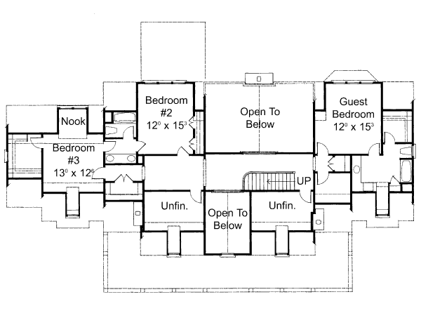 upper floor house blueprint