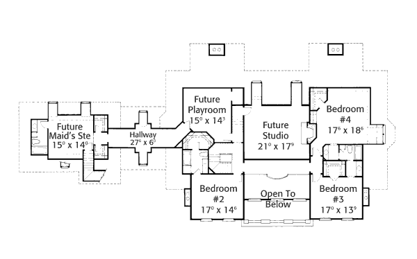 upper floor house blueprint