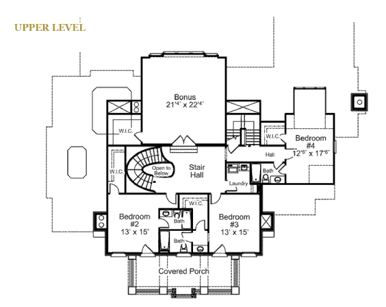 upper floor house blueprint