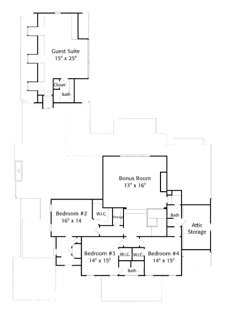 upper floor house blueprint