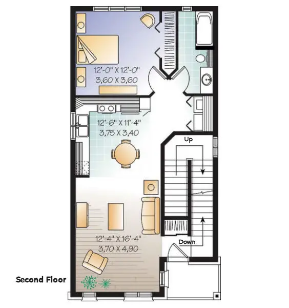 upper floor house blueprint