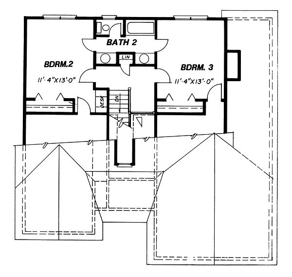 upper floor house blueprint