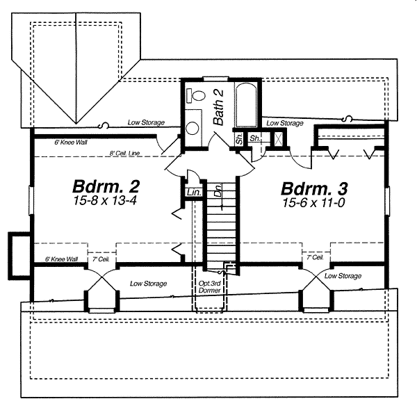 upper floor house blueprint