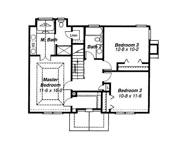 upper floor house blueprint