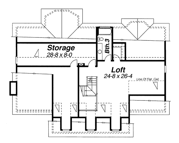 upper floor house blueprint