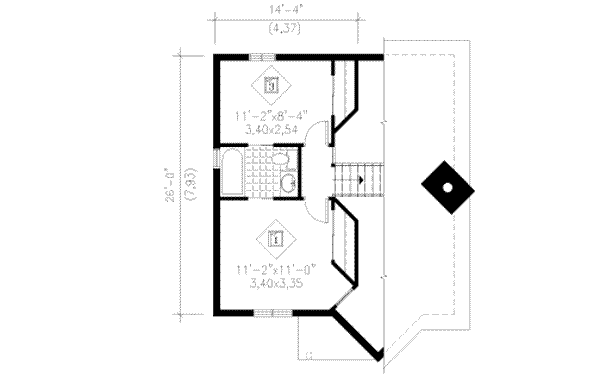upper floor house blueprint