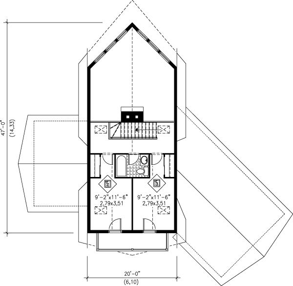 upper floor house blueprint