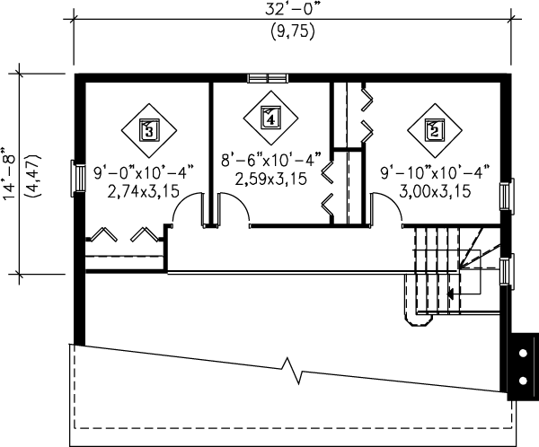 upper floor house blueprint