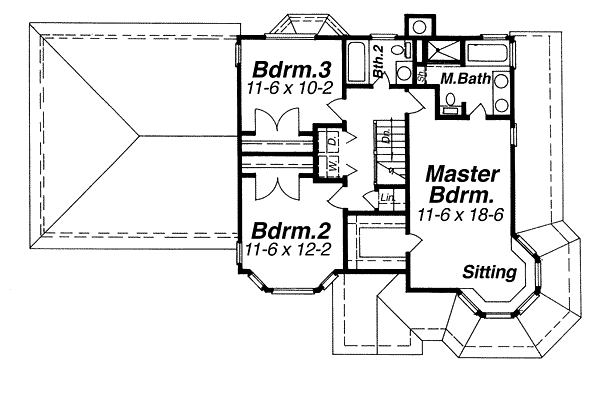 upper floor house blueprint