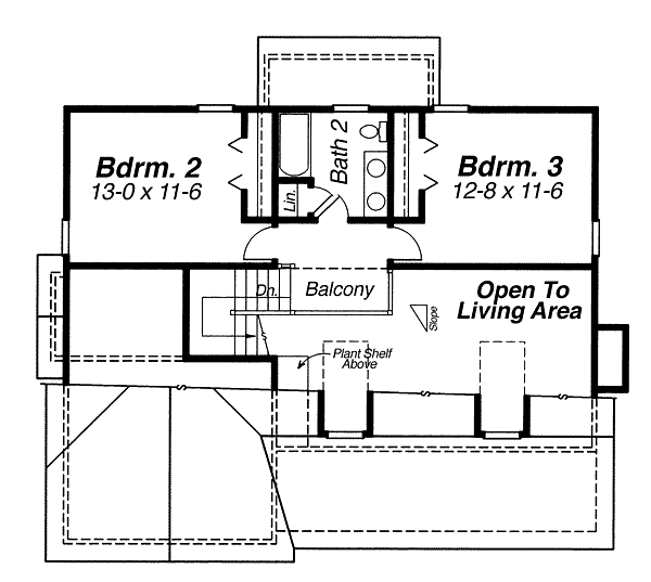 upper floor house blueprint