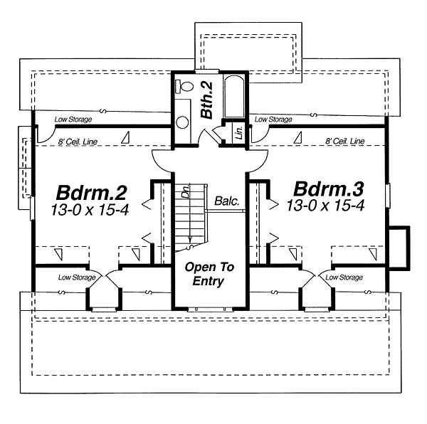 upper floor house blueprint
