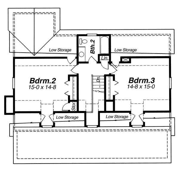 upper floor house blueprint