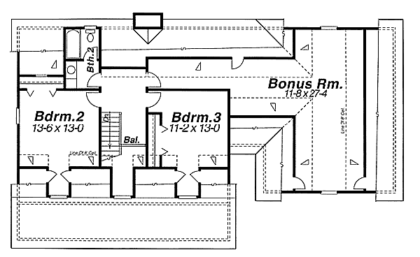 upper floor house blueprint