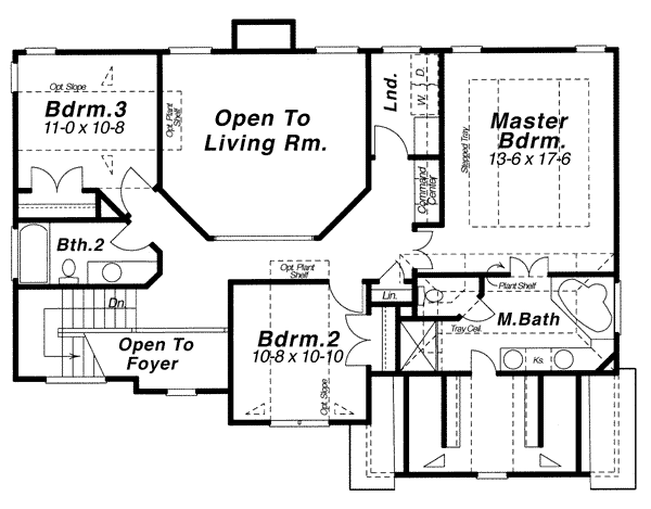 upper floor house blueprint