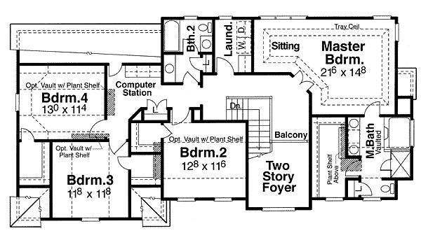 upper floor house blueprint