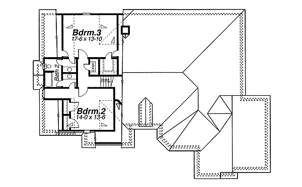 upper floor house blueprint