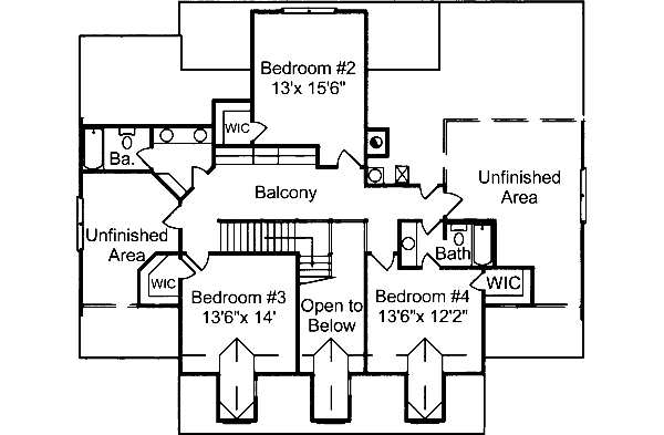 upper floor house blueprint