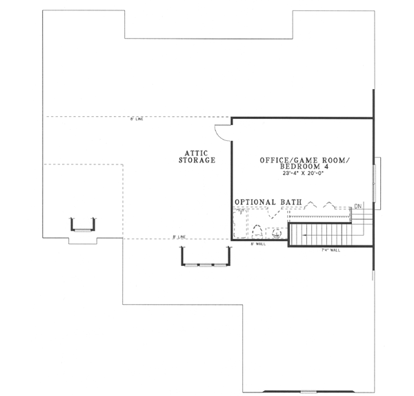 upper floor house blueprint