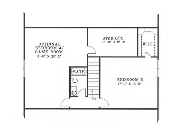 upper floor house blueprint