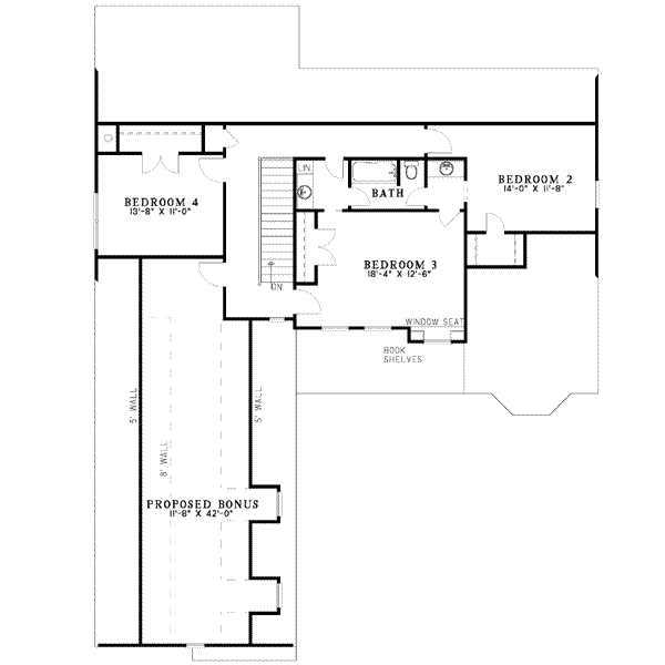 upper floor house blueprint