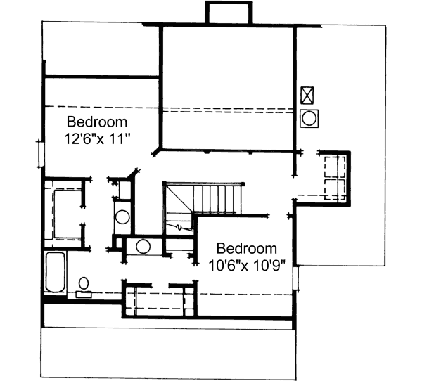 upper floor house blueprint