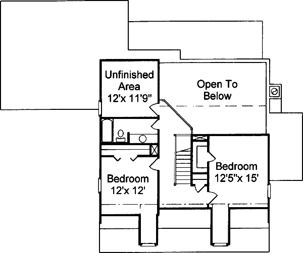 upper floor house blueprint