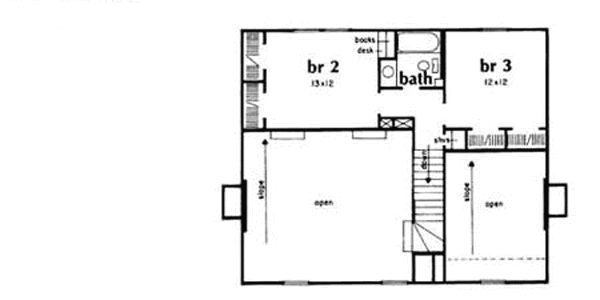 upper floor house blueprint
