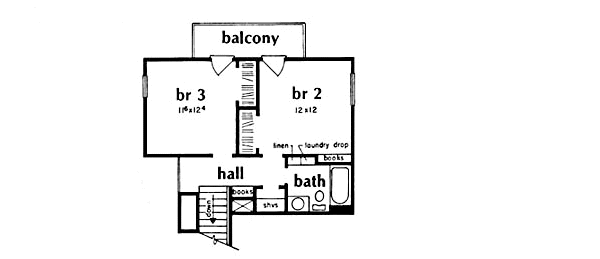 upper floor house blueprint