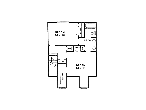upper floor house blueprint