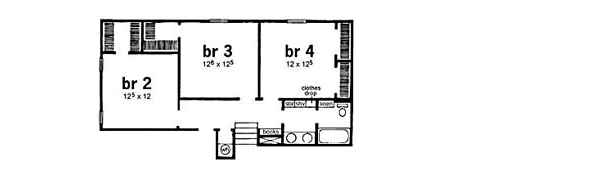 upper floor house blueprint