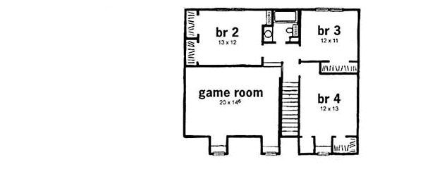 upper floor house blueprint