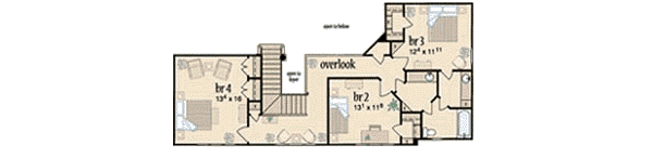 upper floor house blueprint