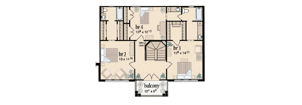 upper floor house blueprint